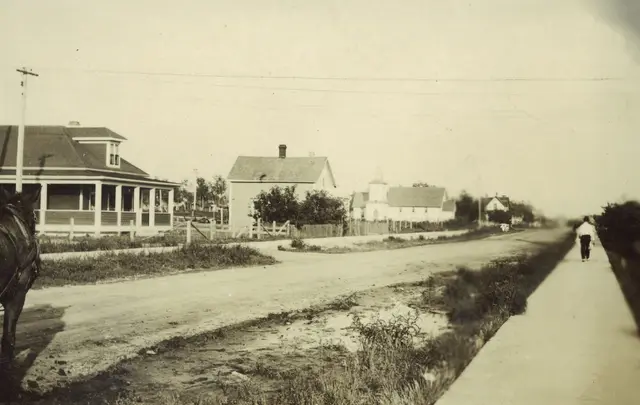 Residential street in Kamsack